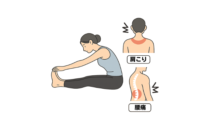 柔軟性向上や肩こり・腰痛予防